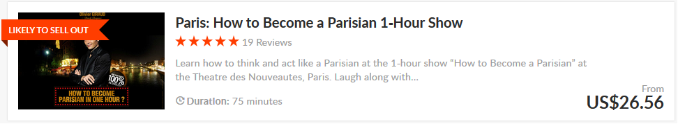 become a parisian show