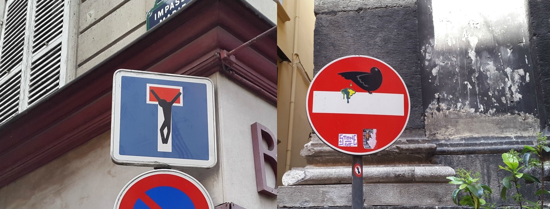 Street Sign Art From Paris to Japan By Clet Abraham