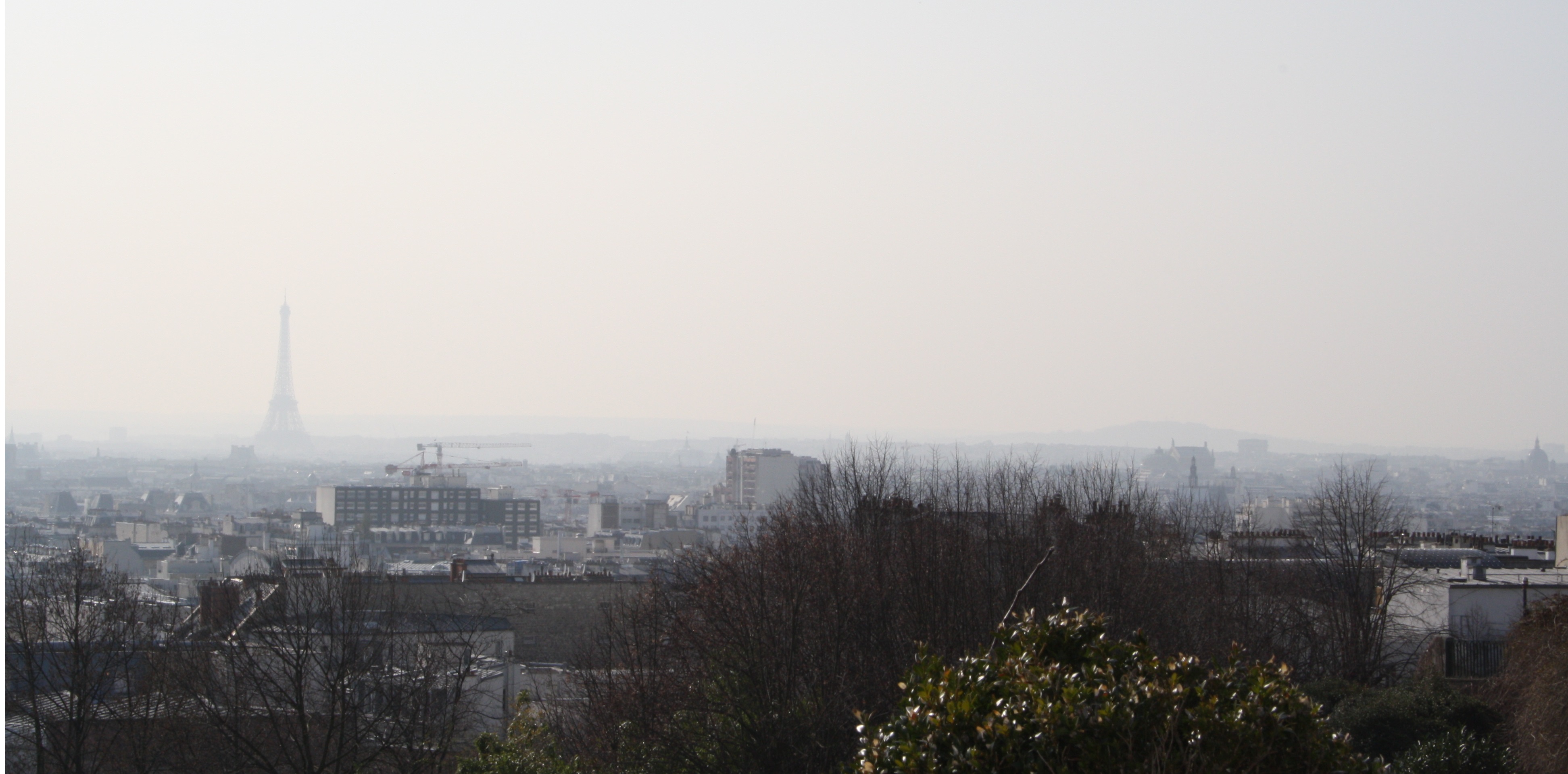 Views of Paris From Parc De Belleville